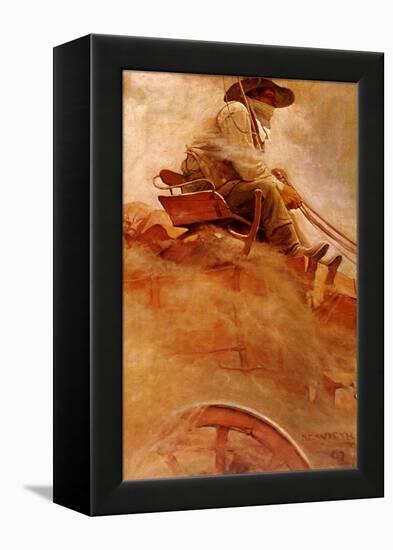 The Ore Wagon, 1907-Newell Convers Wyeth-Framed Premier Image Canvas