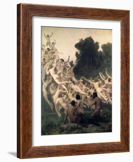 The Oreads, 1902-William Adolphe Bouguereau-Framed Giclee Print