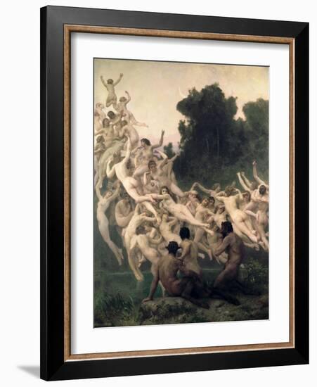 The Oreads, 1902-William Adolphe Bouguereau-Framed Giclee Print