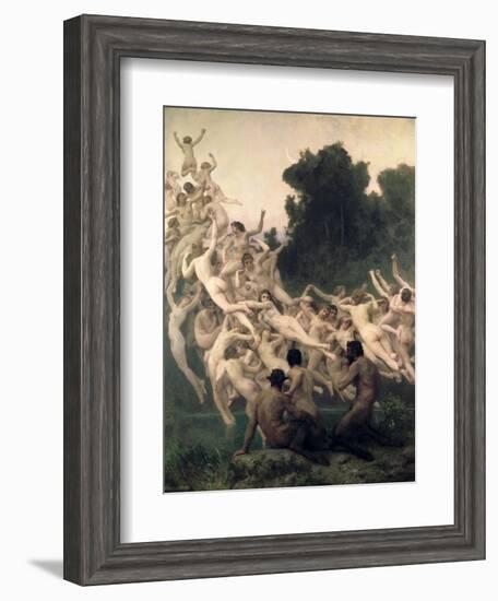 The Oreads, 1902-William Adolphe Bouguereau-Framed Giclee Print