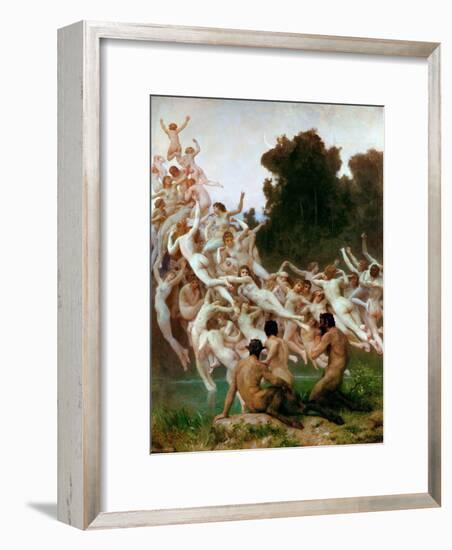 The Oreads (Les Oréade)-William-Adolphe Bouguereau-Framed Giclee Print