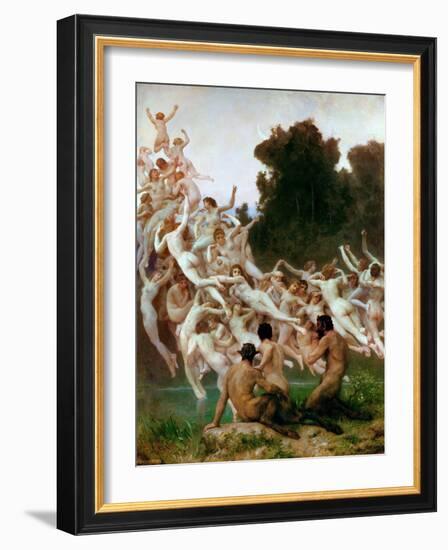 The Oreads (Les Oréade)-William-Adolphe Bouguereau-Framed Giclee Print