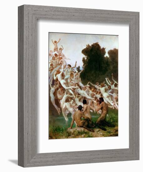 The Oreads (Les Oréade)-William-Adolphe Bouguereau-Framed Giclee Print