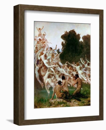 The Oreads (Les Oréade)-William-Adolphe Bouguereau-Framed Giclee Print