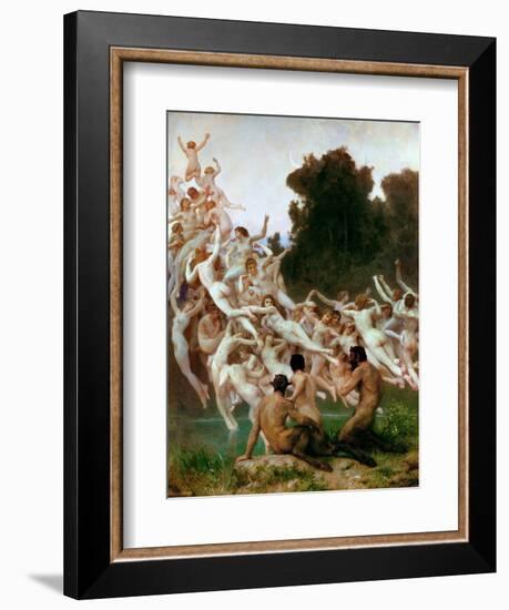 The Oreads (Les Oréade)-William-Adolphe Bouguereau-Framed Giclee Print