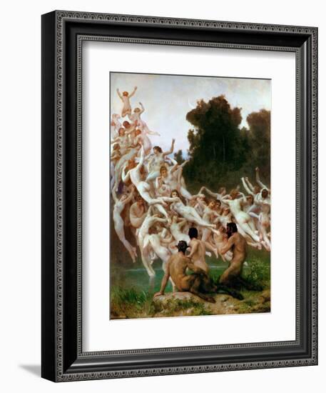 The Oreads (Les Oréade)-William-Adolphe Bouguereau-Framed Giclee Print