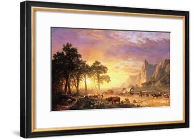 The Oregon Trail 1869 Giclee Print Albert Bierstadt Art Com