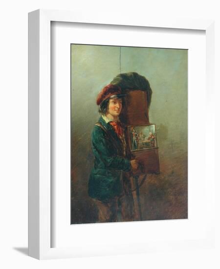 The Organ Grinder-William Mulready-Framed Giclee Print