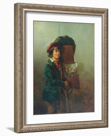 The Organ Grinder-William Mulready-Framed Giclee Print