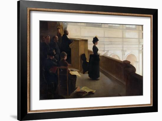 The Organ Rehearsal-Henry Lerolle-Framed Giclee Print