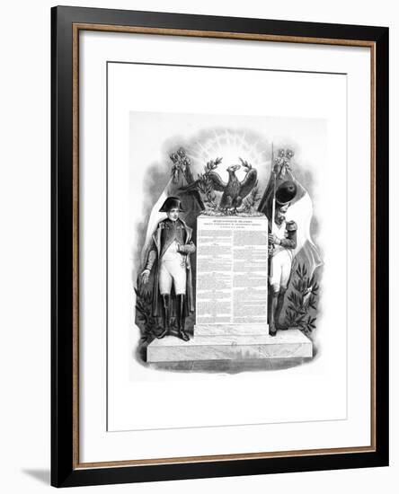 The Organisation of the Imperial Government, 18 May, 1804, 19th Century-null-Framed Giclee Print