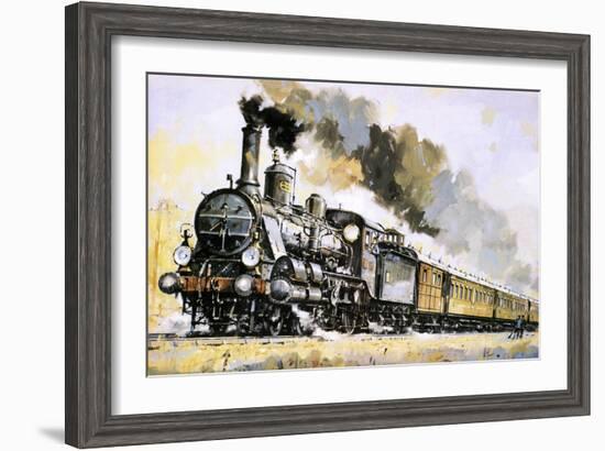 The Orient Express, Introduced in 1883-John S. Smith-Framed Giclee Print