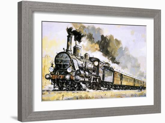 The Orient Express, Introduced in 1883-John S. Smith-Framed Giclee Print