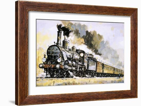 The Orient Express, Introduced in 1883-John S. Smith-Framed Giclee Print