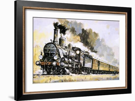 The Orient Express, Introduced in 1883-John S. Smith-Framed Giclee Print