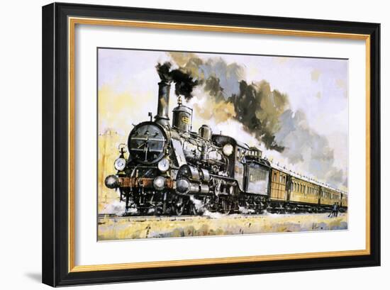 The Orient Express, Introduced in 1883-John S. Smith-Framed Giclee Print