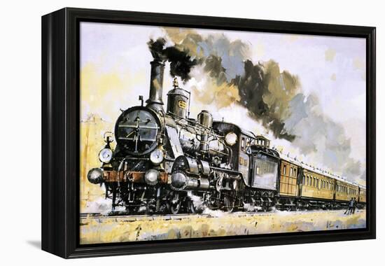 The Orient Express, Introduced in 1883-John S. Smith-Framed Premier Image Canvas