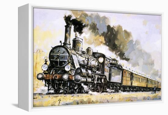 The Orient Express, Introduced in 1883-John S. Smith-Framed Premier Image Canvas