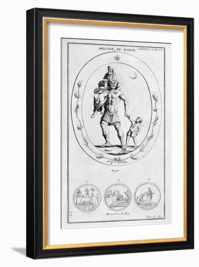 The Origin of Rome, 1757-Bernard De Montfaucon-Framed Giclee Print