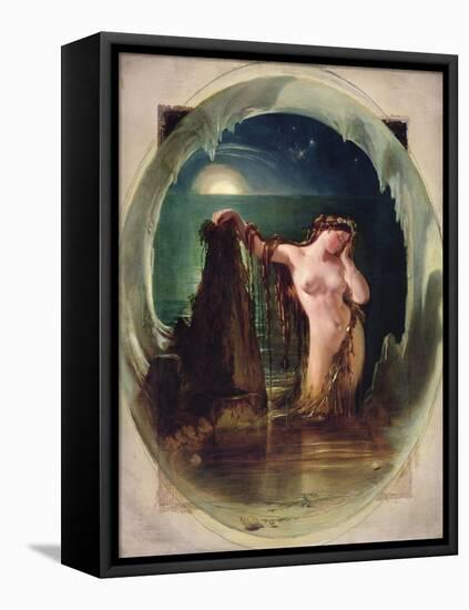 The Origin of the Harp, C.1842-Daniel Maclise-Framed Premier Image Canvas