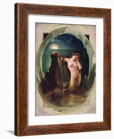 The Origin of the Harp, C.1842-Daniel Maclise-Framed Giclee Print