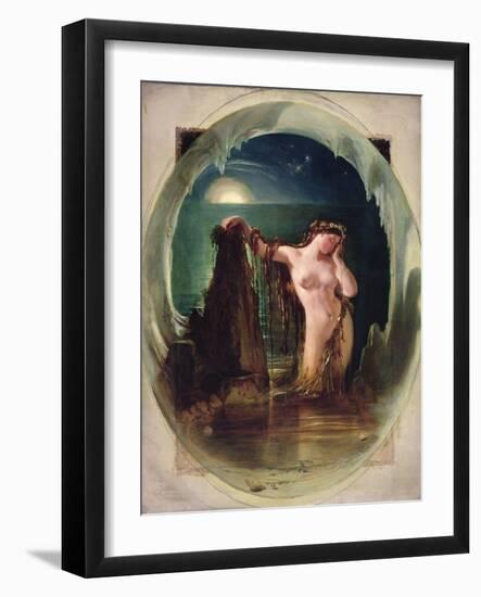 The Origin of the Harp, C.1842-Daniel Maclise-Framed Giclee Print