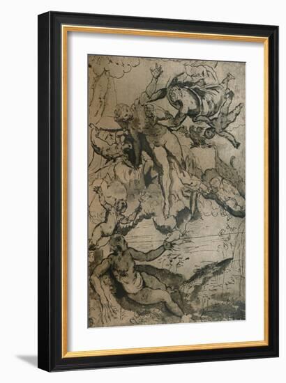 'The Origin of the Milky Way', c1575 (1932)-Jacopo Tintoretto-Framed Giclee Print