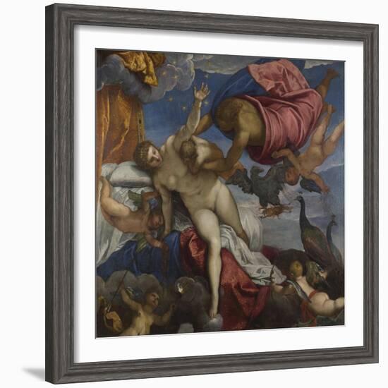 The Origin of the Milky Way, Ca. 1575-Jacopo Tintoretto-Framed Giclee Print