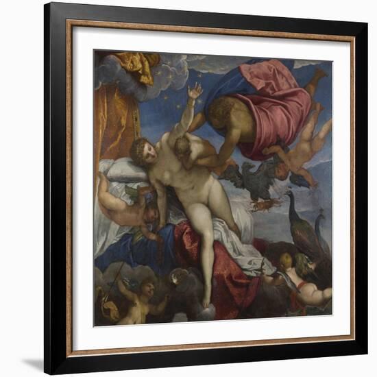 The Origin of the Milky Way, Ca. 1575-Jacopo Tintoretto-Framed Giclee Print