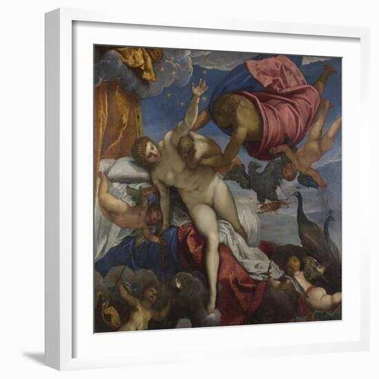 The Origin of the Milky Way, Ca. 1575-Jacopo Tintoretto-Framed Giclee Print