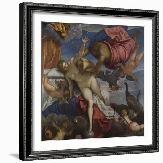 The Origin of the Milky Way, Ca. 1575-Jacopo Tintoretto-Framed Giclee Print