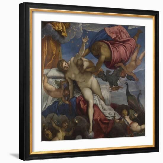 The Origin of the Milky Way, Ca. 1575-Jacopo Tintoretto-Framed Giclee Print