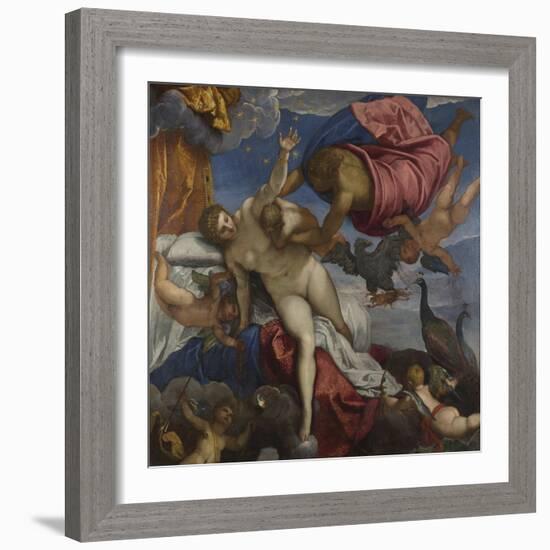 The Origin of the Milky Way, Ca. 1575-Jacopo Tintoretto-Framed Giclee Print