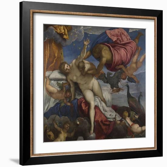 The Origin of the Milky Way, Ca. 1575-Jacopo Tintoretto-Framed Giclee Print