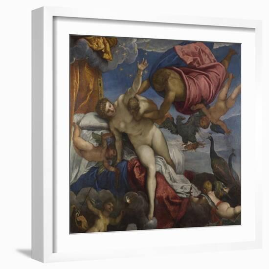 The Origin of the Milky Way, Ca. 1575-Jacopo Tintoretto-Framed Giclee Print