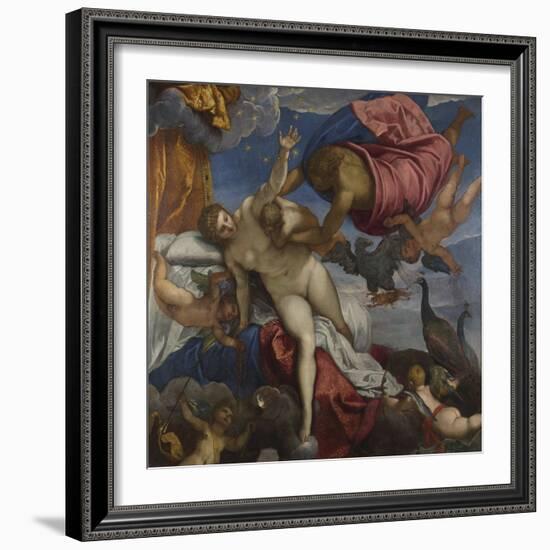 The Origin of the Milky Way, Ca. 1575-Jacopo Tintoretto-Framed Giclee Print