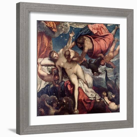 The Origin of the Milky Way, circa 1575-80-Jacopo Robusti Tintoretto-Framed Giclee Print