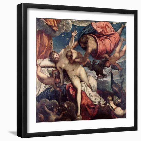 The Origin of the Milky Way, circa 1575-80-Jacopo Robusti Tintoretto-Framed Giclee Print