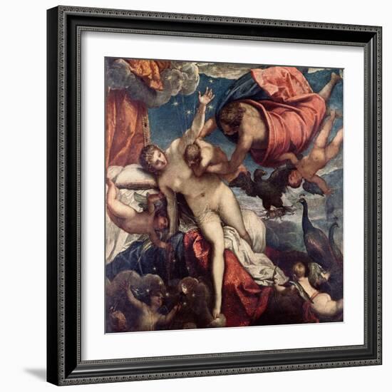 The Origin of the Milky Way, circa 1575-80-Jacopo Robusti Tintoretto-Framed Giclee Print