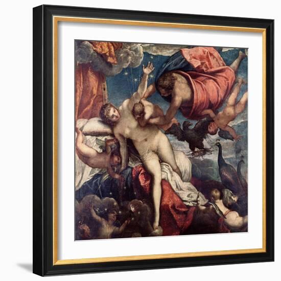 The Origin of the Milky Way, circa 1575-80-Jacopo Robusti Tintoretto-Framed Giclee Print