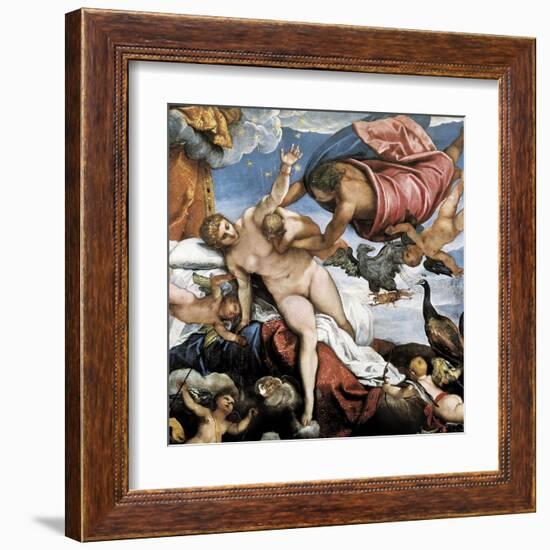 The Origin of the Milky Way-Jacopo Robusti Tintoretto-Framed Art Print