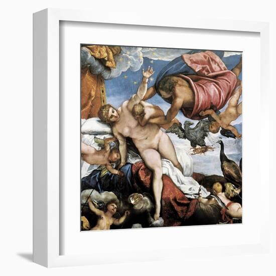 The Origin of the Milky Way-Jacopo Robusti Tintoretto-Framed Art Print