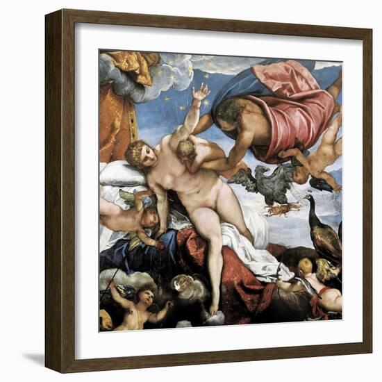 The Origin of the Milky Way-Jacopo Robusti Tintoretto-Framed Art Print