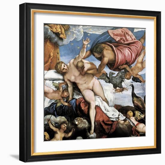 The Origin of the Milky Way-Jacopo Robusti Tintoretto-Framed Art Print