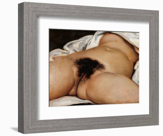 The Origin of the World-Gustave Courbet-Framed Giclee Print