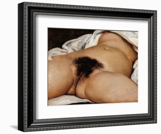 The Origin of the World-Gustave Courbet-Framed Giclee Print