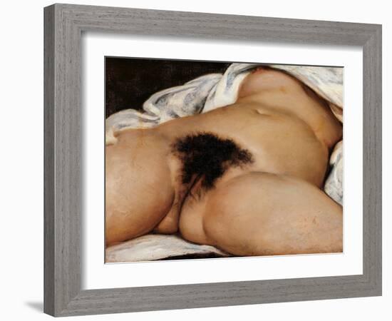 The Origin of the World-Gustave Courbet-Framed Giclee Print