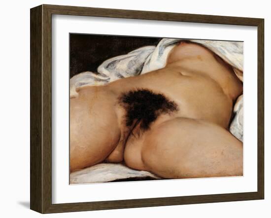 The Origin of the World-Gustave Courbet-Framed Giclee Print