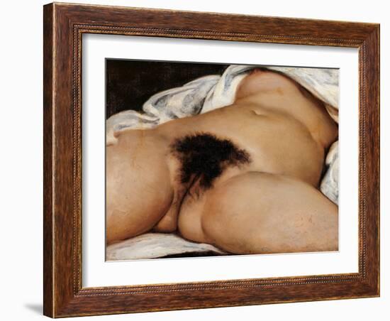 The Origin of the World-Gustave Courbet-Framed Giclee Print