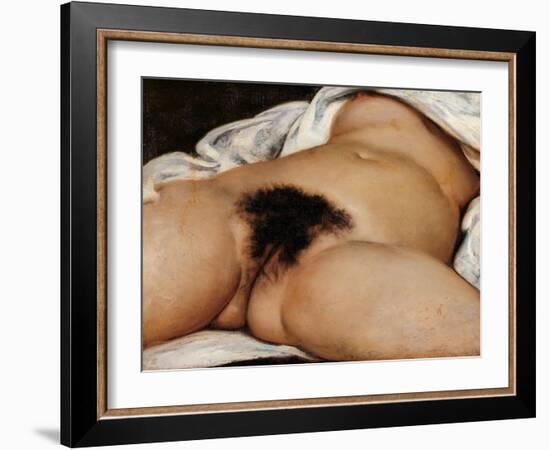 The Origin of the World-Gustave Courbet-Framed Giclee Print